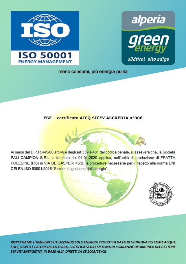 ISO 50001 + ALPERIAGREEN